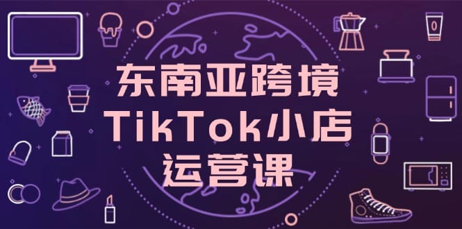 东南亚跨境TikTok小店运营课，掌握店铺设置与流量转化核心技巧-搞钱派